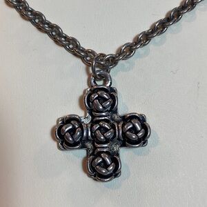 Steve Madden Silver Stainless Steel Chain Necklace